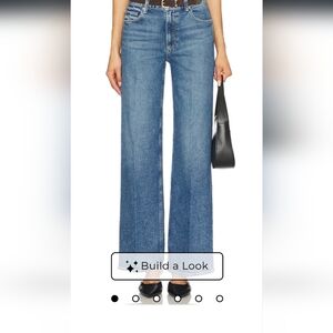 NWT Sasha Petite 30 Inch Inseam Wide Leg Jeans by PAIGE Sz 33 Short